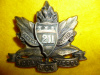 211th Bn (Alberta Americans) Officer's Cap Badge